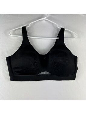 Cacique Bra Sz 40C Black Lightly Lined No-Wire